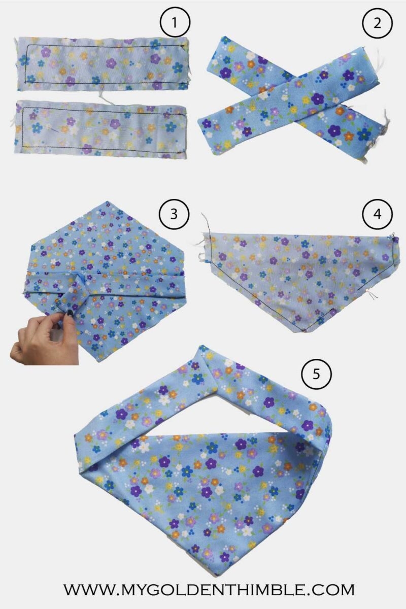 Free Dog Bandana Pattern Tutorial Two Easy Ways 