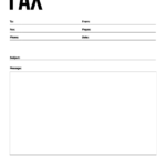 Free Fax Cover Sheets FaxBurner