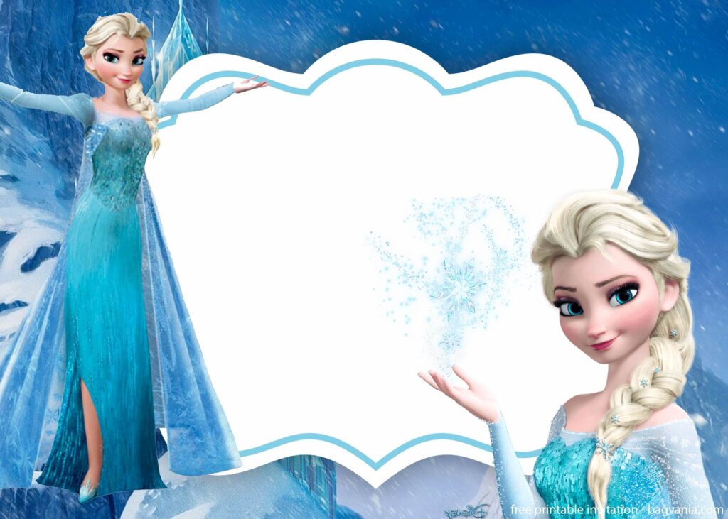 FREE Frozen Invitation Template Printable FREE Printable Birthday Invitation Templates Bagvania