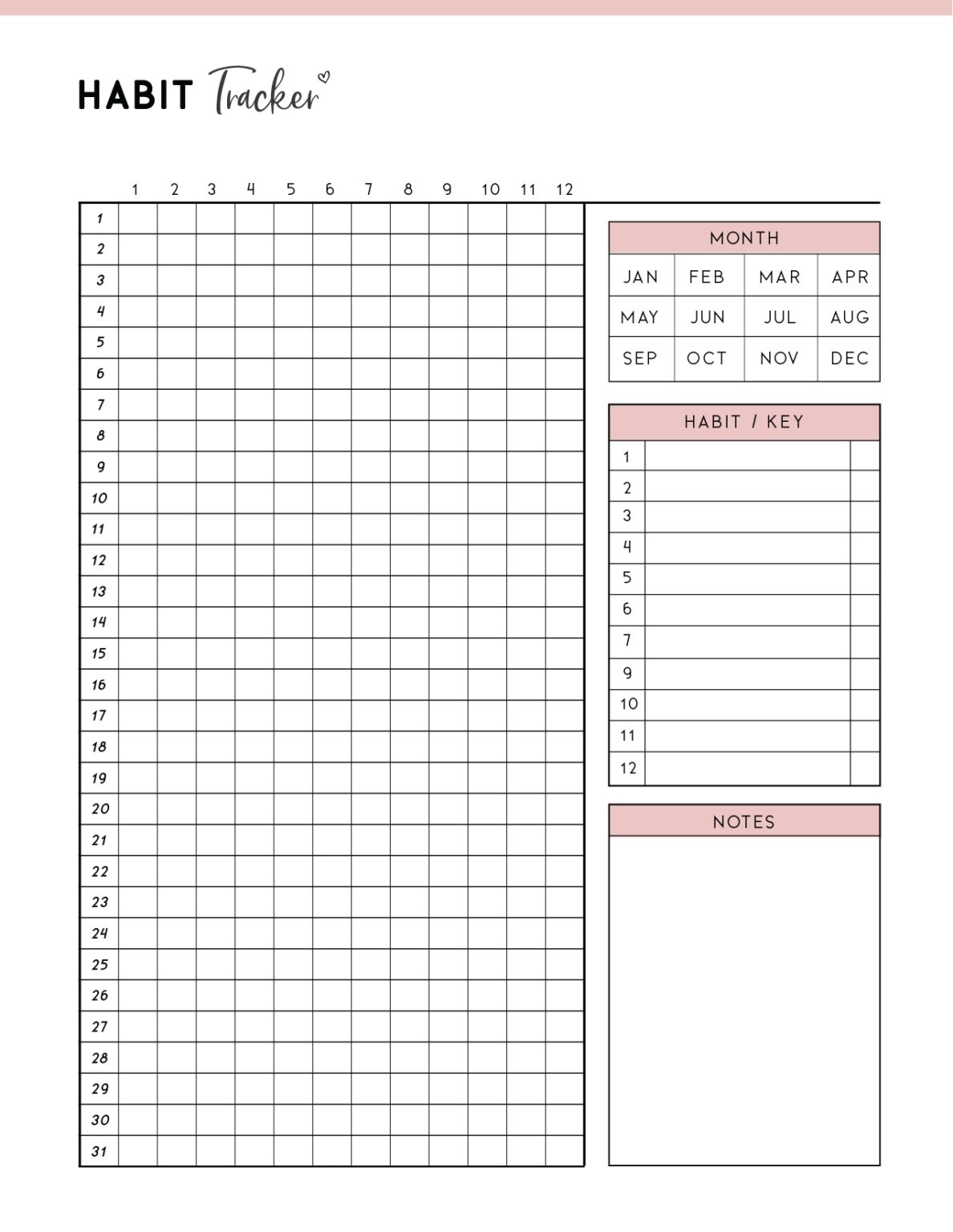 free-habit-tracker-template-world-of-printables-fillable-form-2023