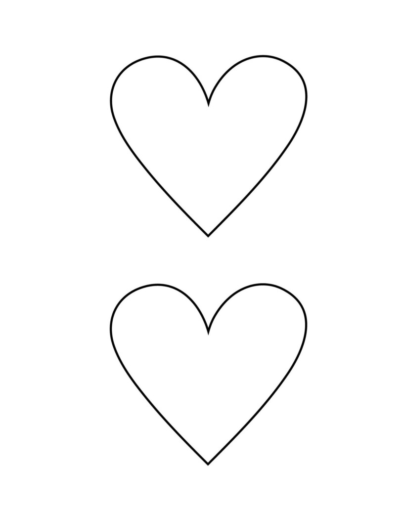 Free Heart Templates Printable PDF Heart Cut Outs Ask For Adventure