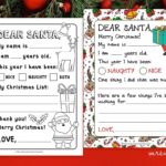 Free Letter To Santa Template Printables Mrs Merry