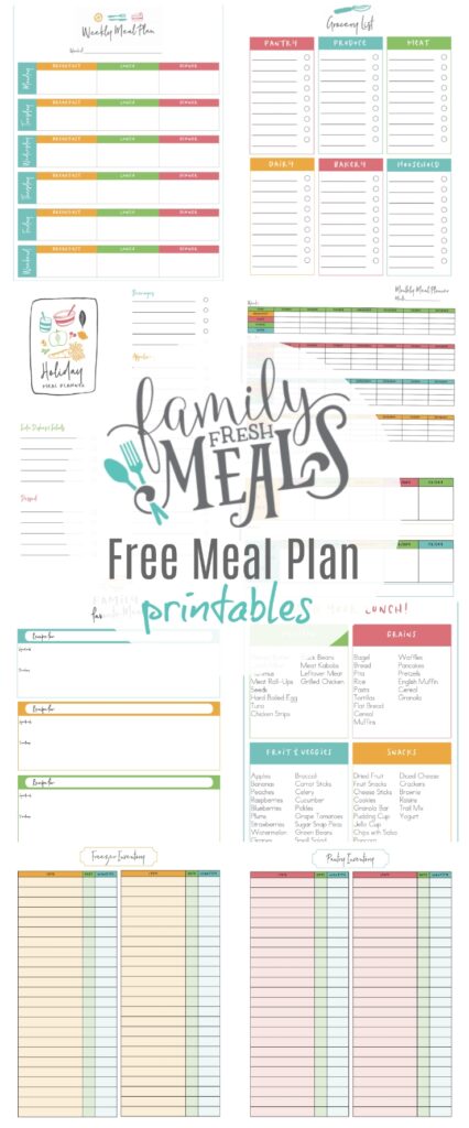 Printable Meal Planner Free