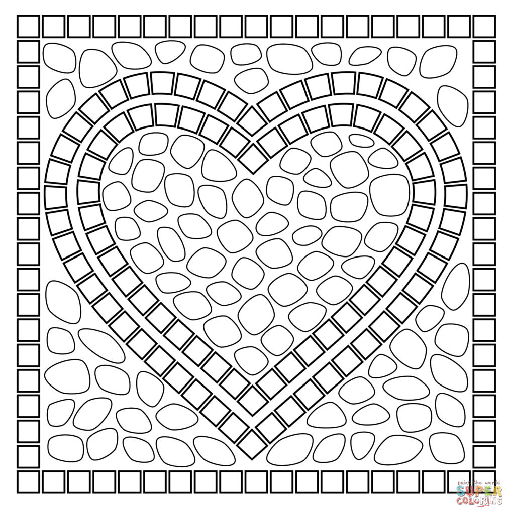 Free Mosaic Patterns Coloring Pages Download Free Mosaic Patterns Coloring Pages Png Images Free ClipArts On Clipart Library