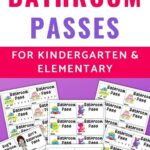 Free Printable Bathroom Passes Hall Pass Printables Bathroom Pass Bathroom Printables Free Printables