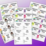 Free Printable Bathroom Passes Hall Pass Printables The Artisan Life