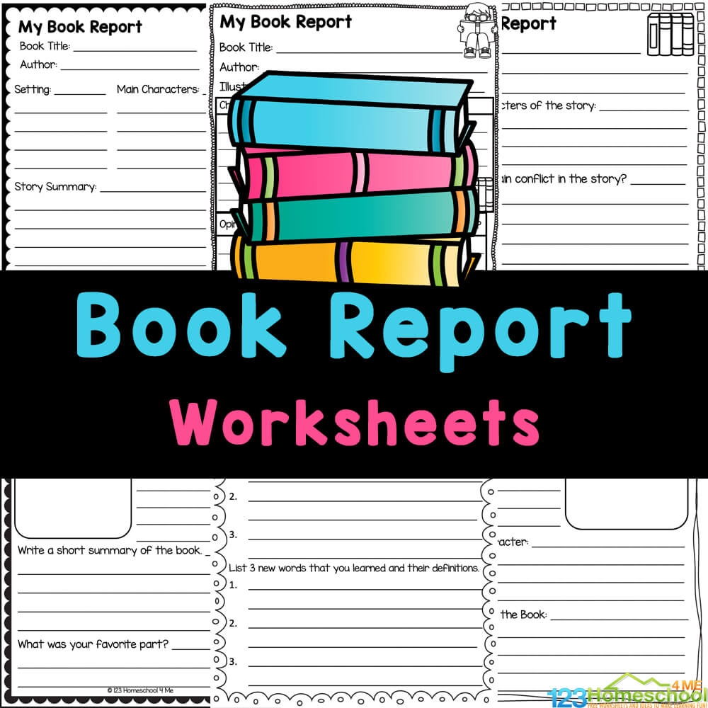 Free Printable Book Report Template