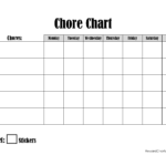 Free Printable Chore Chart For Kids Customize Online Print At Home