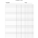 Free Printable Class List Template Class Roster Class List Depth Chart