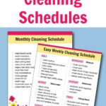 Free Printable Cleaning Schedule Daily Weekly And Monthly Checklists