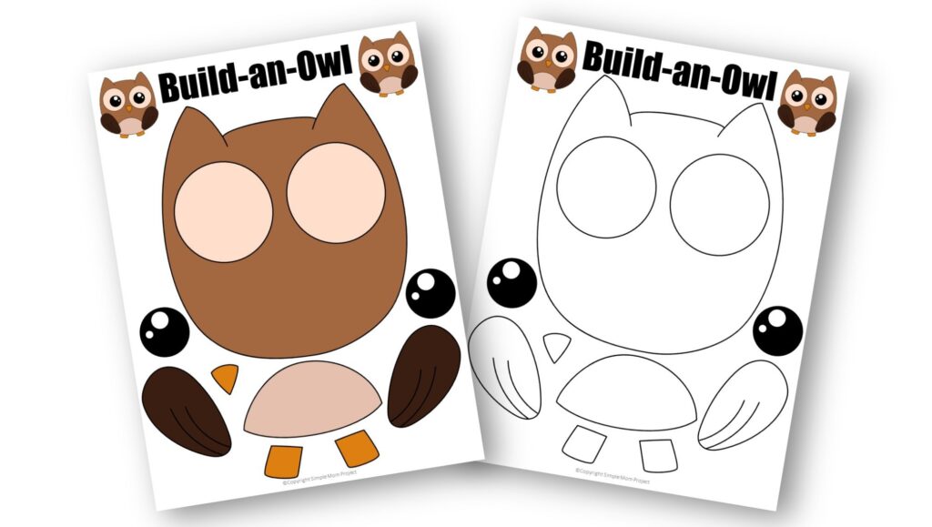 Free Printable Cut And Paste Owl Craft For Kids