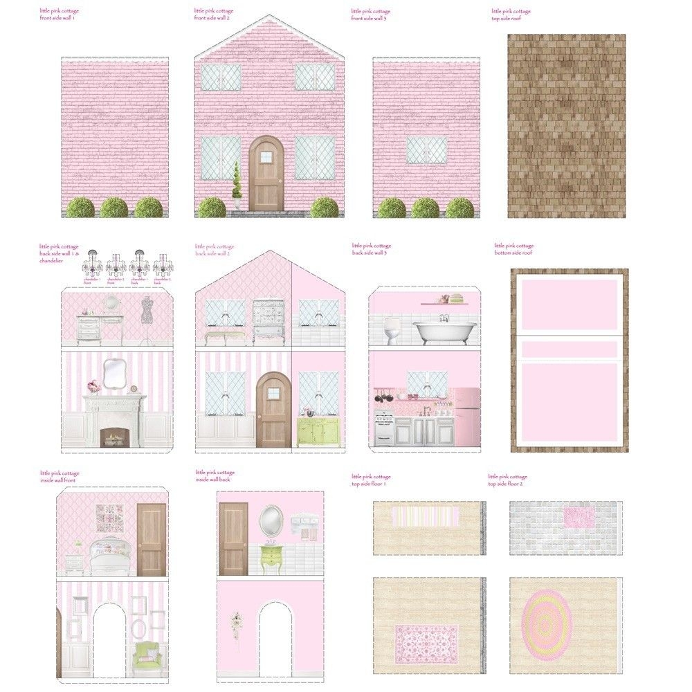 Free Printable Dollhouse Windows Paper Doll House Free Printable Paper Dolls Doll House Wallpaper