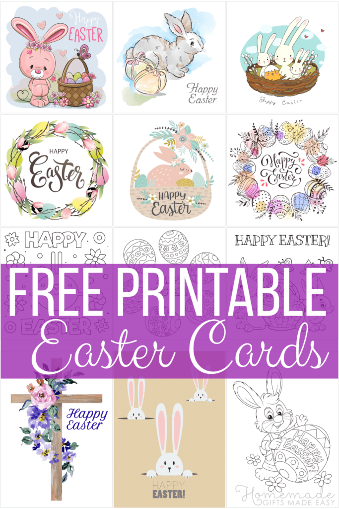 Free Printable Easter Cards For Kids