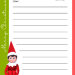 Free Printable Elf On The Shelf Letter Templates Lil Tigers