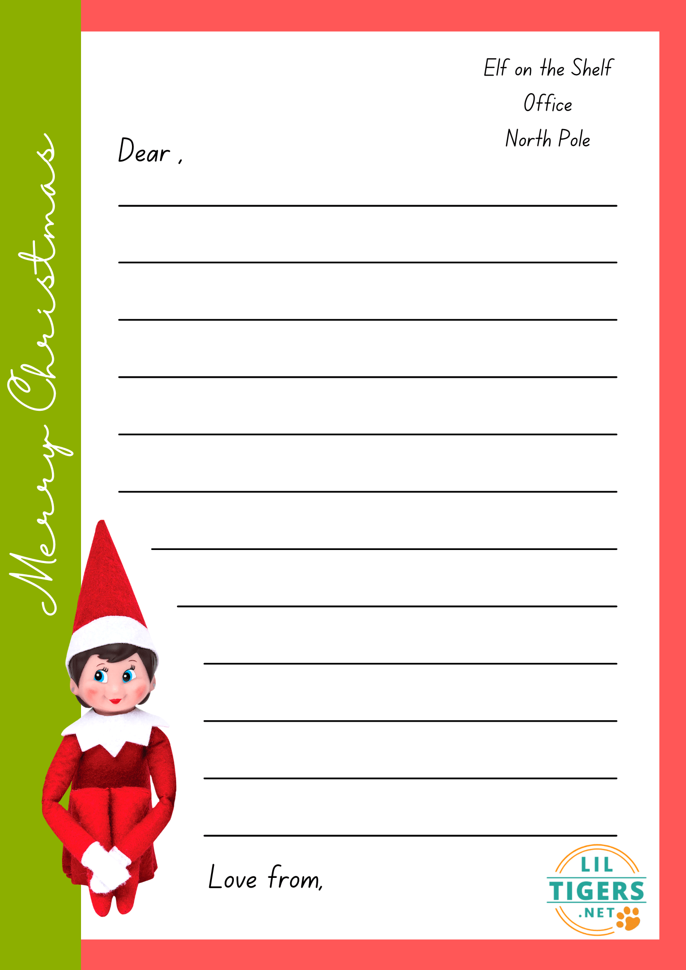 Printable Elf Letter Templates - Fillable Form 2023