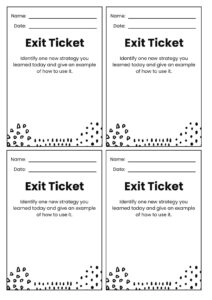 Free Printable Exit Ticket Templates You Can Customize Canva - Fillable ...