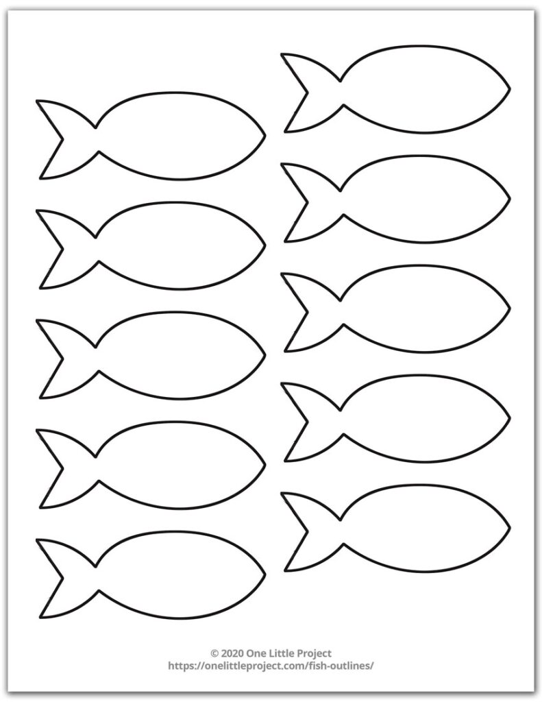 Free Printable Fish Template