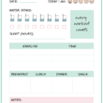 Free Printable Fitness Planner printables fitness Fitness Planner Free Fitness Planner Fitness Planner Printable