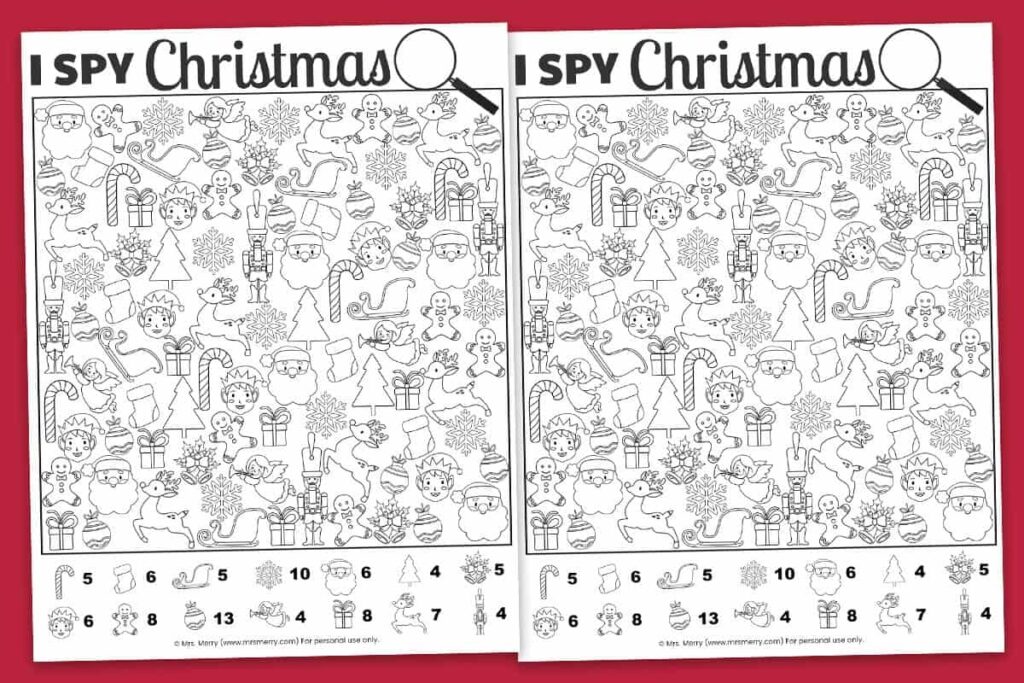 Free Christmas Printables For Kids