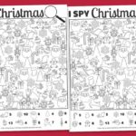 Free Printable I Spy Christmas Activity Mrs Merry