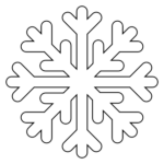 Free Printable Large Snowflake Templates Simple Mom Project