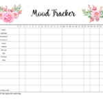 Free Printable Mood Trackers 4 Designs Mood Tracker Free Printables Tracker