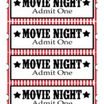 Free Printable Movie Tickets ClipArt Best