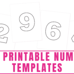 Free Printable Numbers Templates Freebie Finding Mom