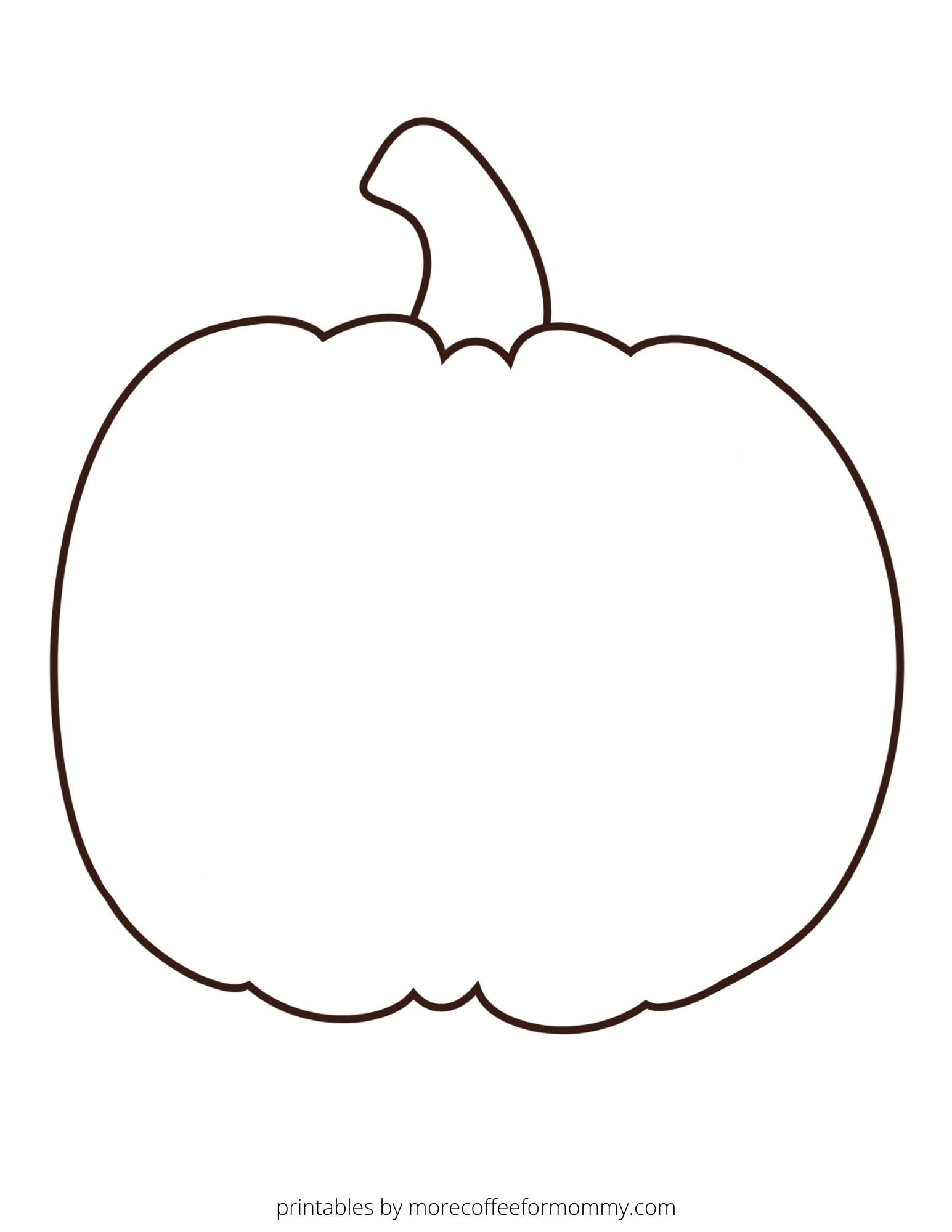 Free Printable Pumpkin Templates More Coffee For Mommy