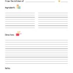 Free Printable Recipe Template DIY Recipe Book A4 Recipe Book Templates Recipe Book Diy Recipe Cards Template