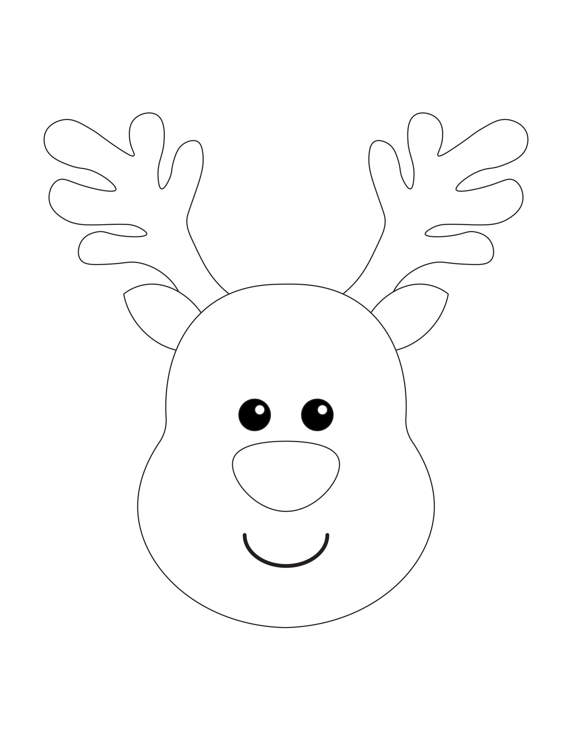 Free Printable Reindeer Templates Daily Printables