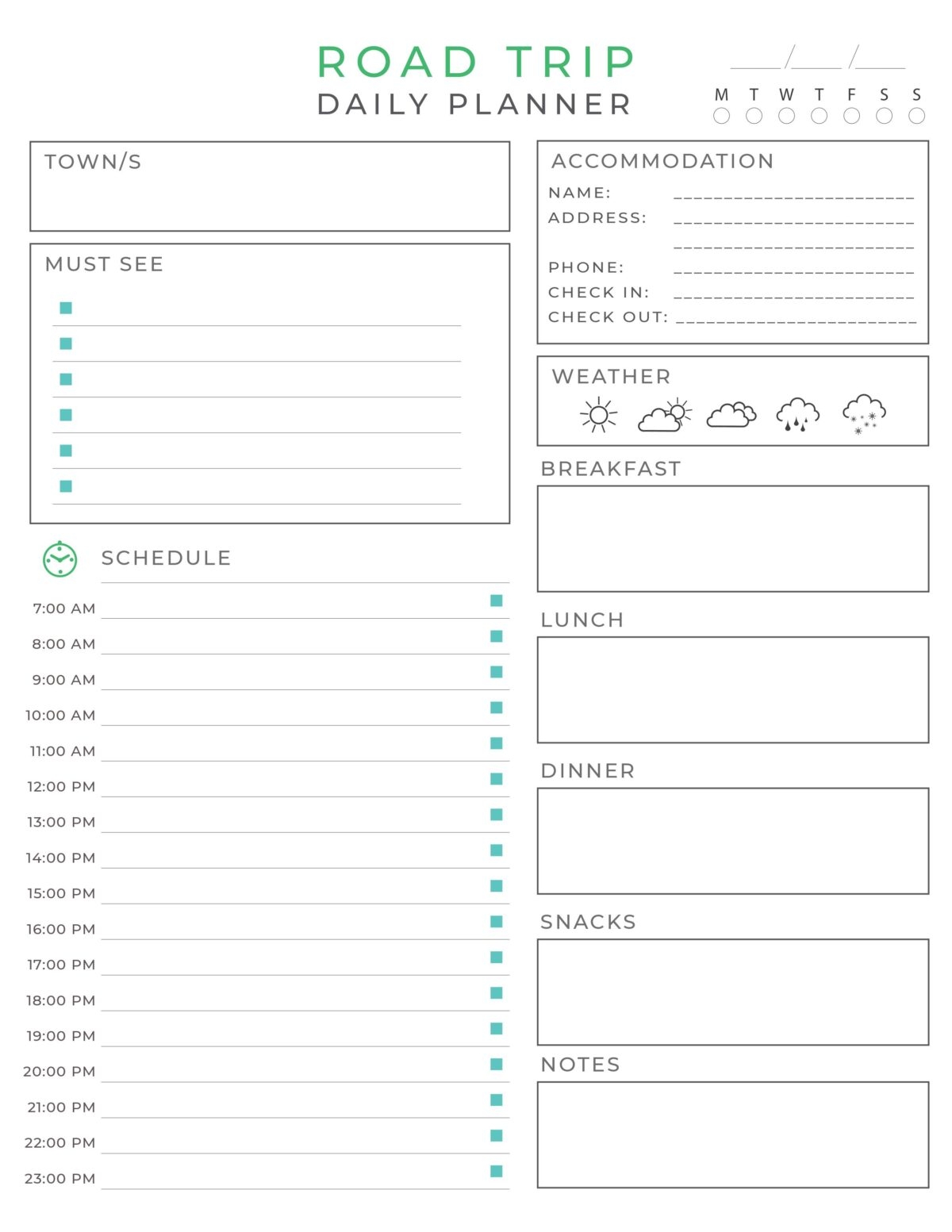 Free Printable Road Trip Planner Frugal Mom Eh 