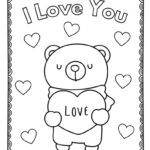 Free Printable Valentine Coloring Pages Easy Designs For Kids