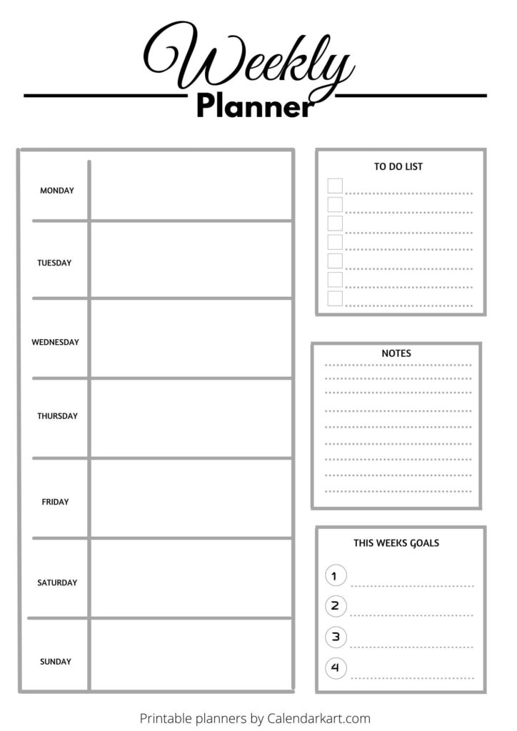 Cute Student Planner Printable