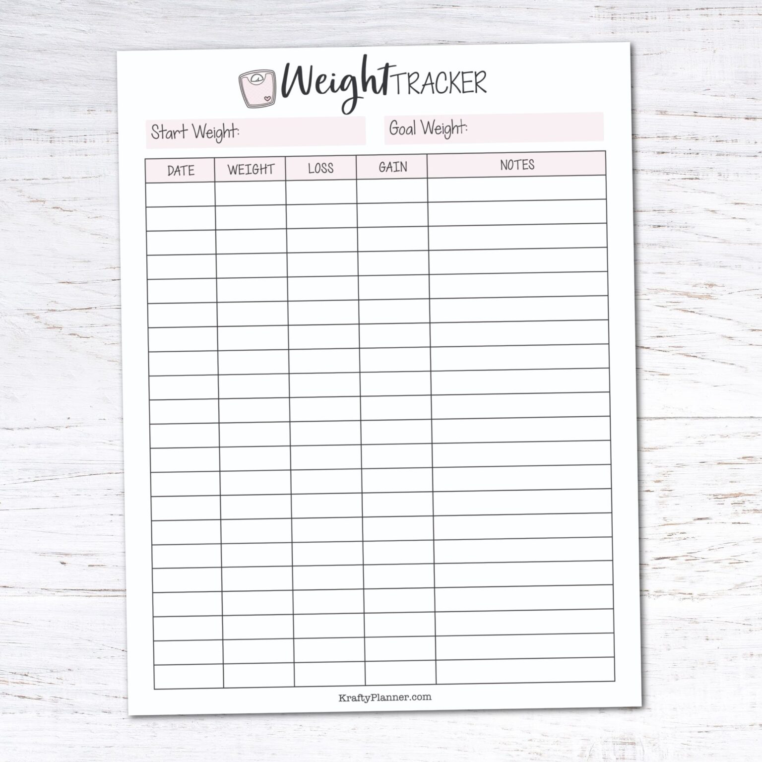 Free Weight Loss Bullet Journal Printables Fillable Form 2023