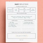 Free Reflection Printables With Three Different Layouts Crazy Laura