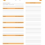 FREE Thanksgiving Menu Template Schedule Tags Lil Luna