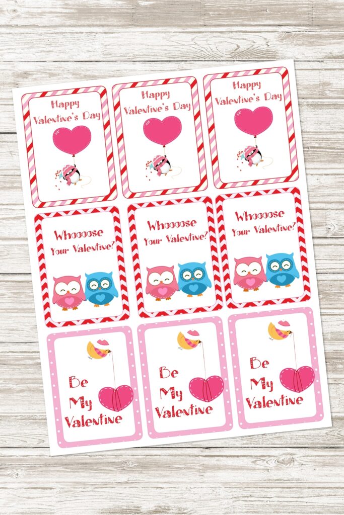 Printable Valentines For Kids