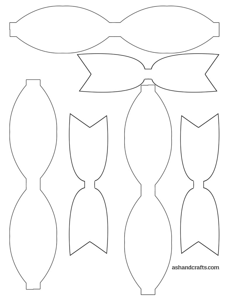 Bow Template Printable