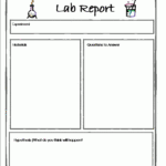 Get Free Printable Lap Reports Science Quotes Science Report Template Science For Kids