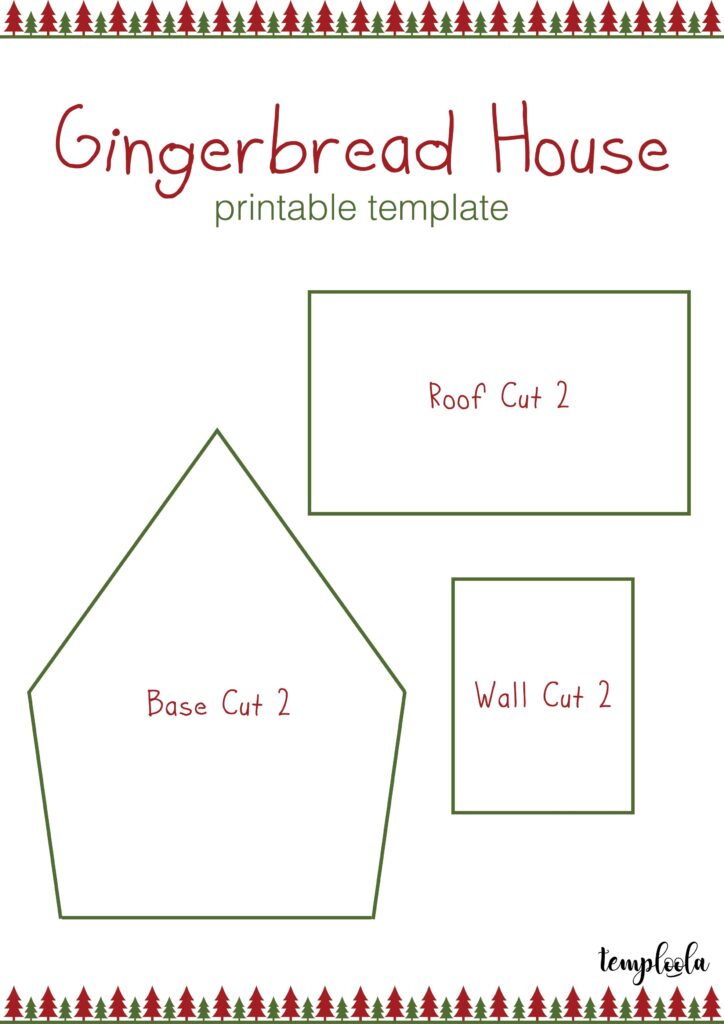 Gingerbread House Templates Printable Free