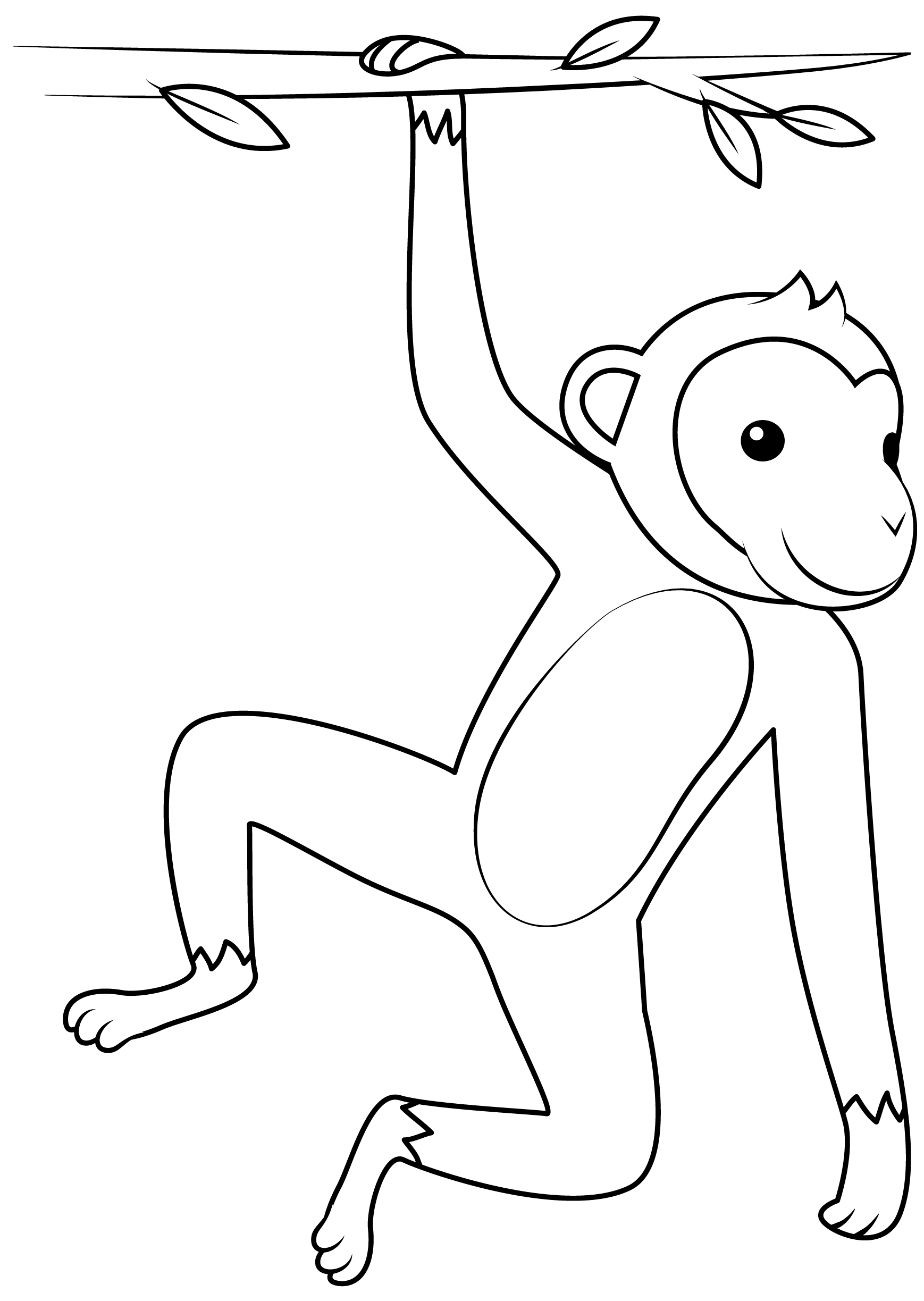 Hanging Monkey Printable Template Free Printable Papercraft Templates