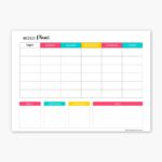 Homeschool Weekly Planner Printable Homeschool Planner Etsy de