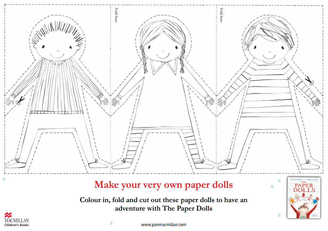 How To Make Julia Donaldson s Paper Dolls At Home Pan Macmillan