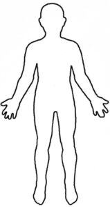 Human Body Outline Printable Human Body Outline Printable Body Outline