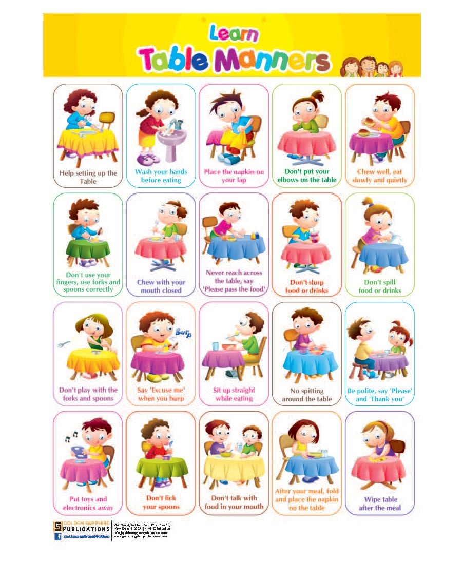 Image Result For Table Manners For Kids Printable Manners Preschool Manners For Kids Table Manners