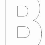 Letter B Printable Beautiful Alphabet Letter B Template For Kids Alphabet Letter Templates Alphabet Templates Printable Alphabet Letters