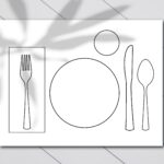 Montessori Editable Placemat Simple Outlines Placemat Etsy de