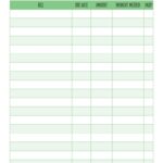 Monthly Bill Organizers 18 Free Printables Printabulls