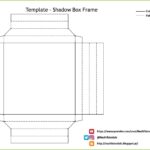 Nashi Tutorials DIY Shadow Box Frame Paper Template Molduras De Caixas Molduras De Caixa De Recorda o Caixa De Sombra